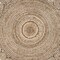 Homeroots 8 ft. Round Natural Coiled Area Rug 395185 - alternate 2